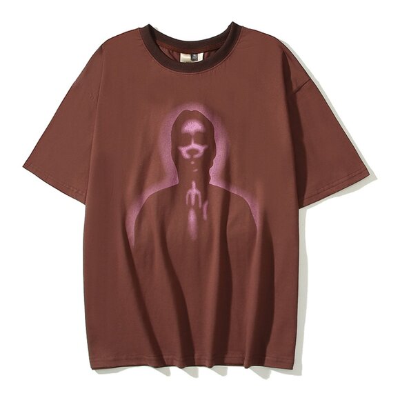 Sp5der Thug Brown Angel Short-Sleeve T-Shirt - Picture 1 of 7